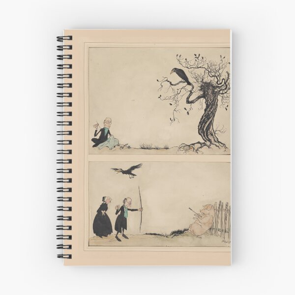 Item preview,    Mother Goose. A carrion crow sat on an oak Arthur Rackham designed and sold by TeeARTHY.