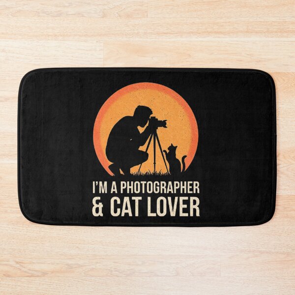 Item preview, Photography and Cat Lover Art – Silhouette Photographer with Cat designed and sold by love3617.