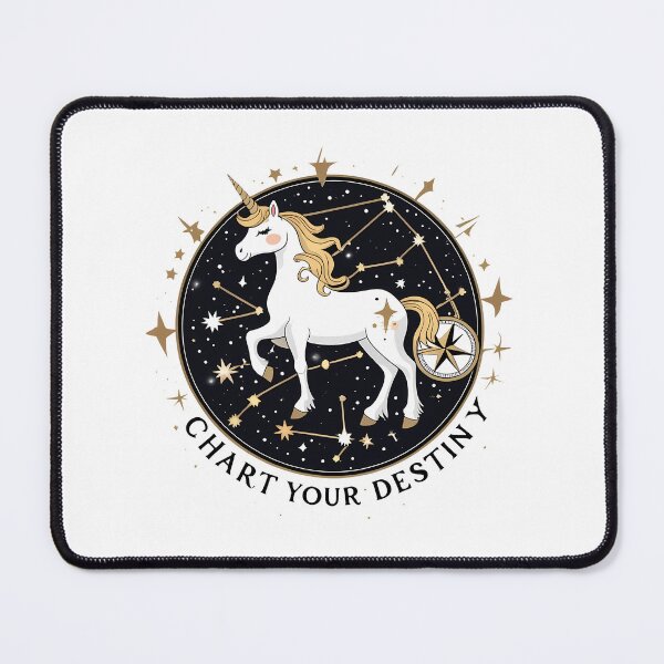Item preview, Chart Your Destiny – Celestial Navigator Unicorn designed and sold by zoughlal.