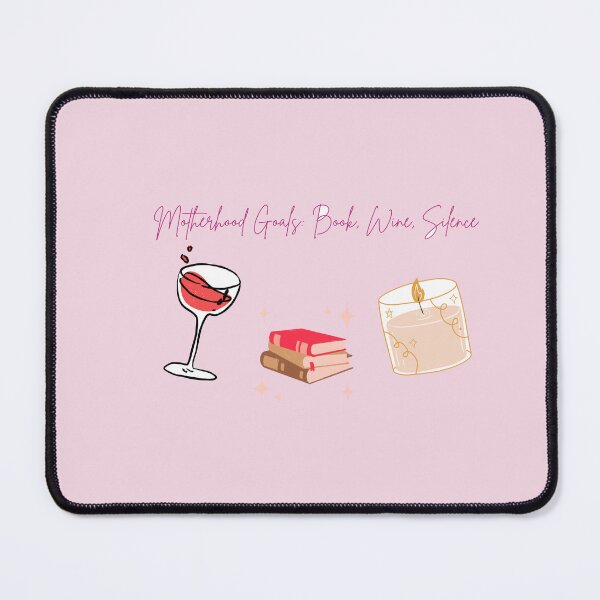 Item preview, Motherhood Goals: Book, Wine, Silence designed and sold by cloudrevive.