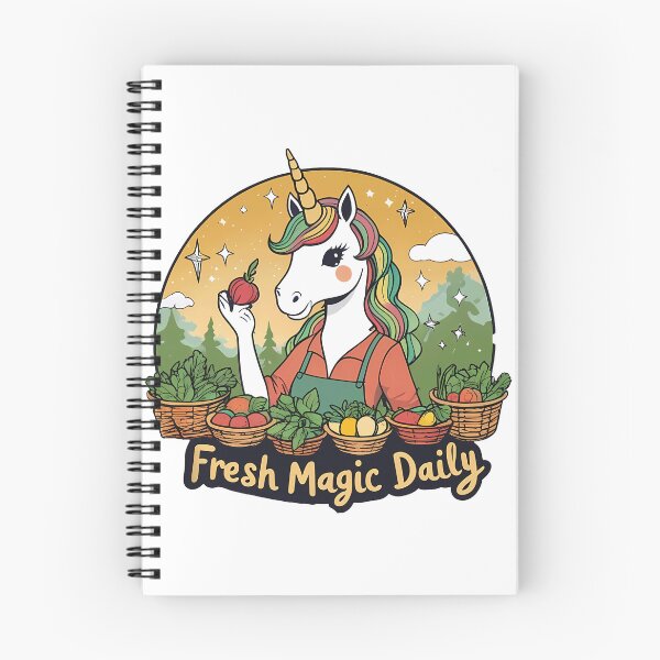 Item preview, Fresh Magic Daily – Organic Market Unicorn designed and sold by zoughlal.