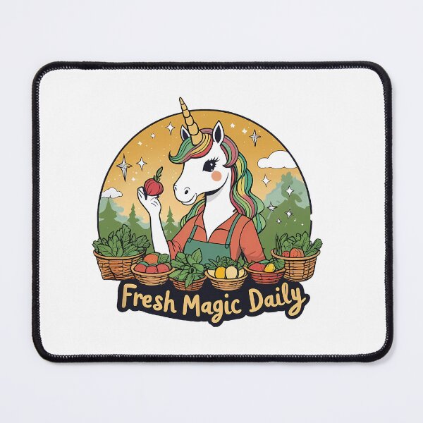 Item preview, Fresh Magic Daily – Organic Market Unicorn designed and sold by zoughlal.