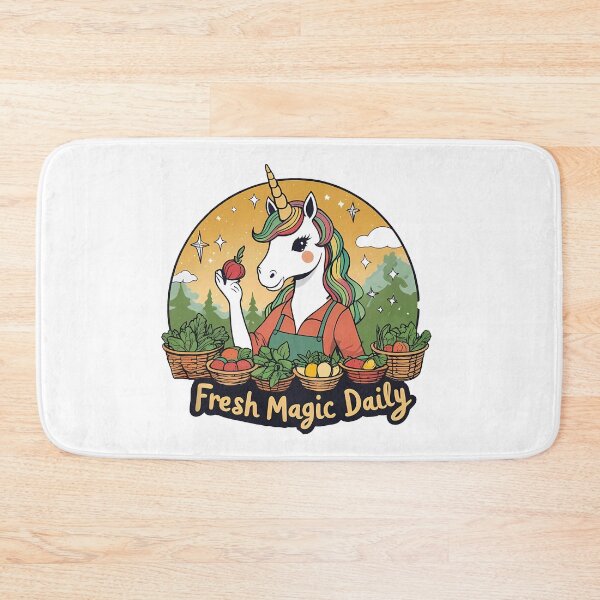 Item preview, Fresh Magic Daily – Organic Market Unicorn designed and sold by zoughlal.
