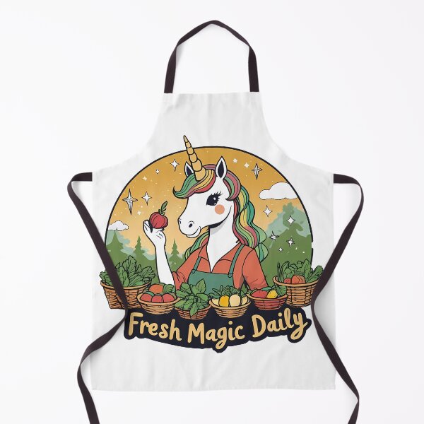 Item preview, Fresh Magic Daily – Organic Market Unicorn designed and sold by zoughlal.