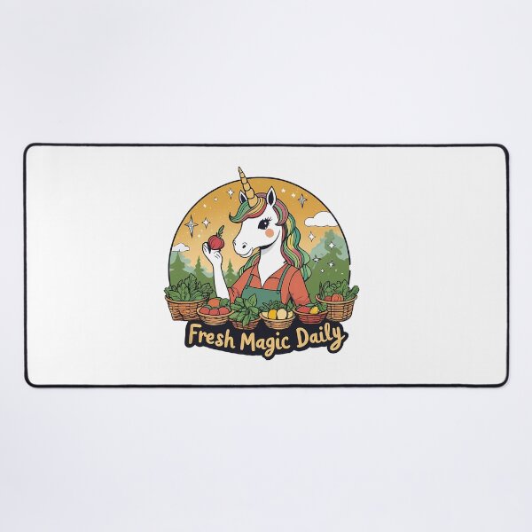 Item preview, Fresh Magic Daily – Organic Market Unicorn designed and sold by zoughlal.