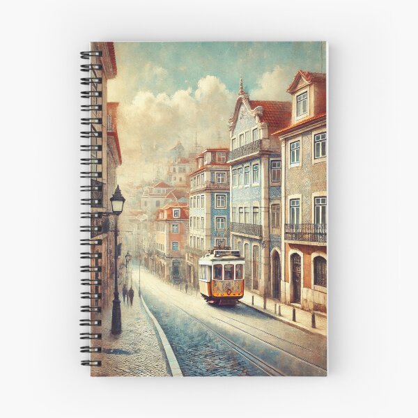 Item preview, Lisbon Tramway – Timeless Charm in Impressionist Style designed and sold by Macajuba Design .