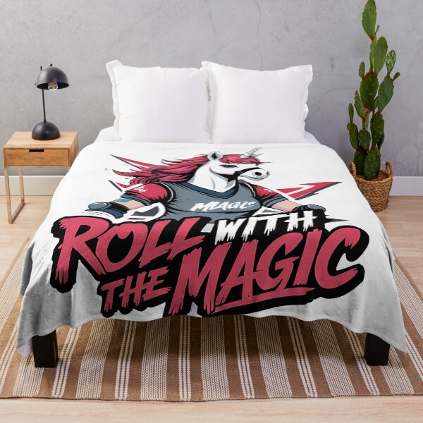 Item preview, Roll with the Magic – Roller Derby Unicorn designed and sold by zoughlal.