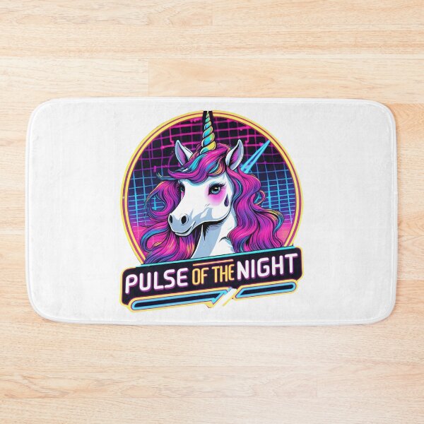 Item preview, Pulse of the Night – Synthwave Unicorn designed and sold by zoughlal.