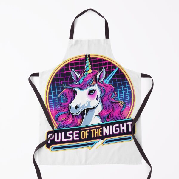 Item preview, Pulse of the Night – Synthwave Unicorn designed and sold by zoughlal.