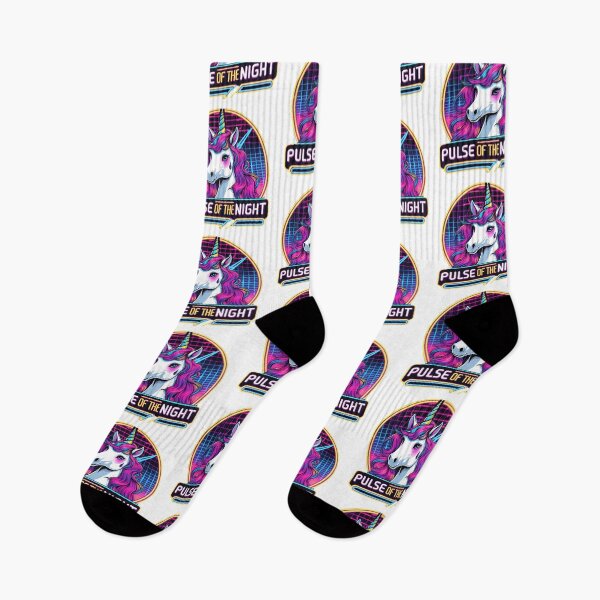 Item preview, Pulse of the Night – Synthwave Unicorn designed and sold by zoughlal.