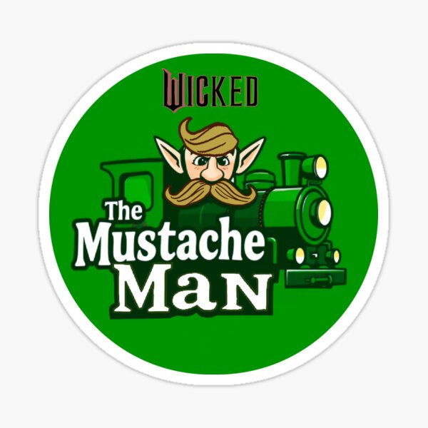 Item preview, Wicked: The Mustache Man designed and sold by jimbob90210.