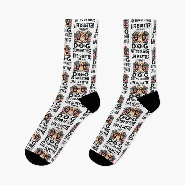 Item preview, Life Is Better With A Dog Or Two Or Three Dog Lover designed and sold by Creat-Des.
