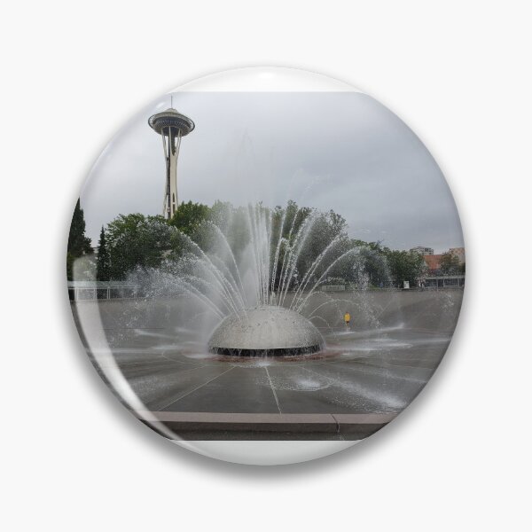 Item preview, Space needle and fountain designed and sold by Raineylanes.
