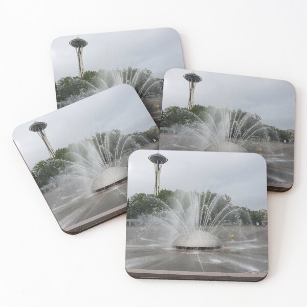 Item preview, Space needle and fountain designed and sold by Raineylanes.