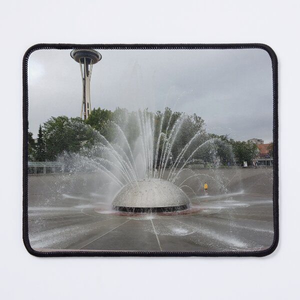 Item preview, Space needle and fountain designed and sold by Raineylanes.