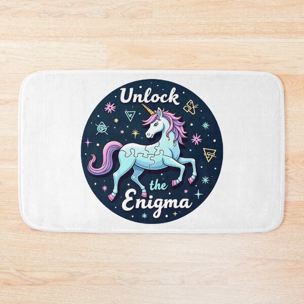 Item preview, Unlock the Enigma – Holographic Puzzle Unicorn designed and sold by zoughlal.