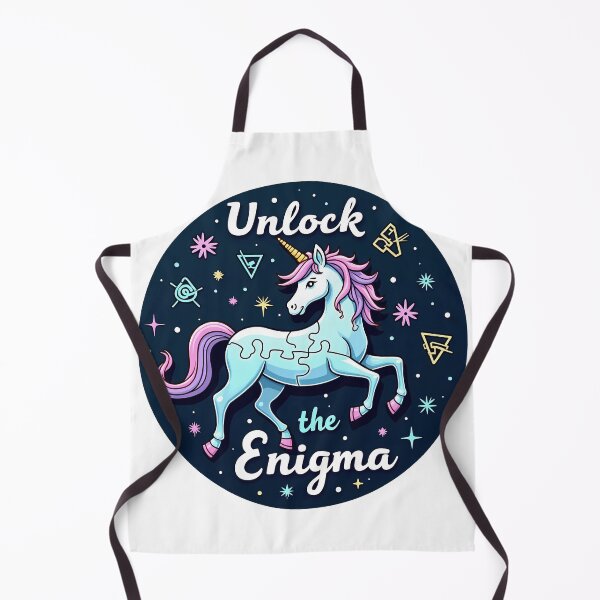 Item preview, Unlock the Enigma – Holographic Puzzle Unicorn designed and sold by zoughlal.