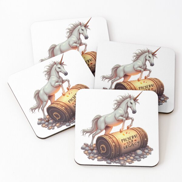 Item preview, Preserve Your Legacy – Time Capsule Unicorn designed and sold by zoughlal.