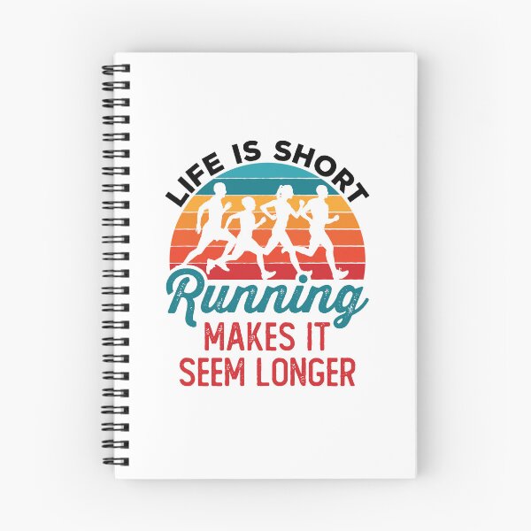 Item preview, Life is Short Running Makes It Seem Longer Funny Runner Joke designed and sold by jaygo.