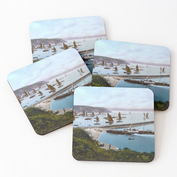 Item preview, Ships in Brixham designed and sold by 19th Century in Color.