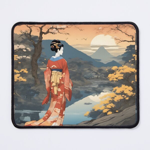 Item preview, Beautiful Japanese geisha waiting  designed and sold by Coolparrotgirl.