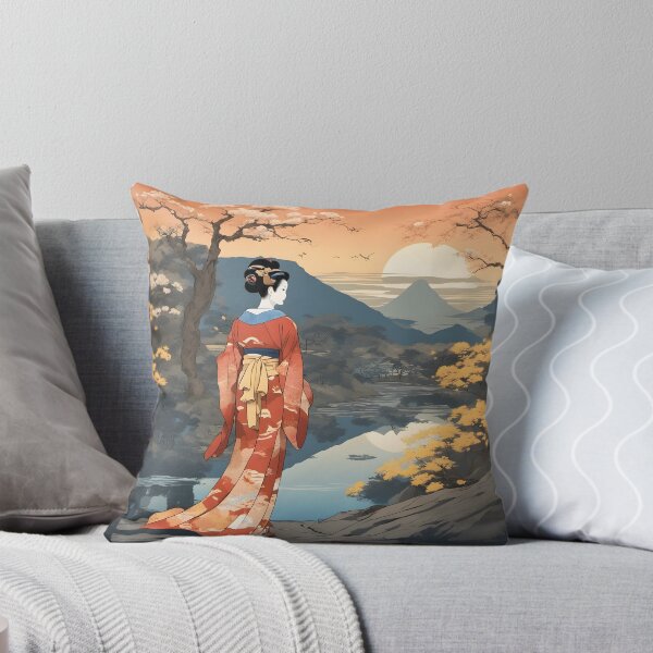 Item preview, Beautiful Japanese geisha waiting  designed and sold by Coolparrotgirl.