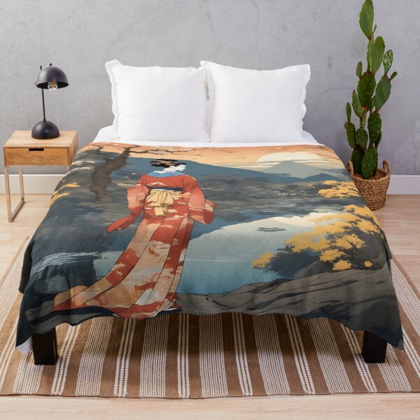 Item preview, Beautiful Japanese geisha waiting designed and sold by Coolparrotgirl.