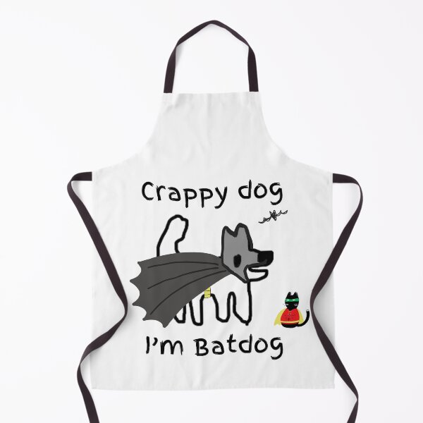 Item preview, Crappy dog.... I'm Batdog (the dark pooch) with cape! designed and sold by TheRubberOnion.