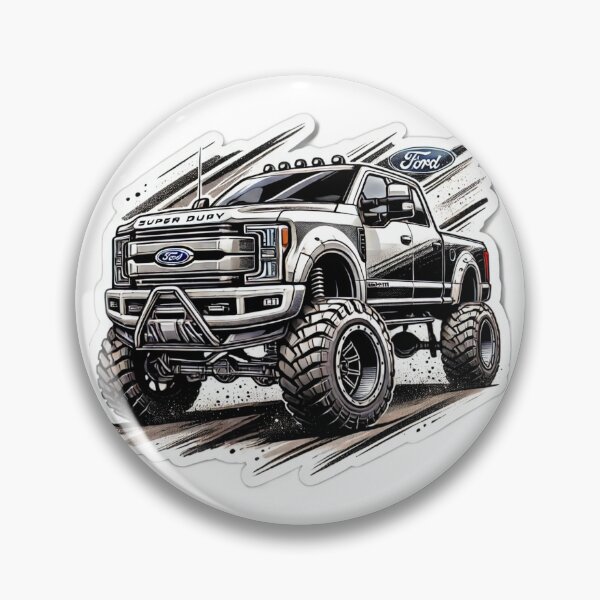 Artikelvorschau, Angehobener Ford Super Duty Truck Sticker entworfen und verkauft von IronCladArms.
