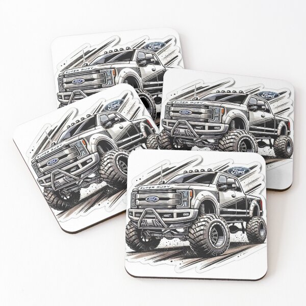 Item preview, Lifted Ford Super Duty Truck Sticker designed and sold by IronCladArms.