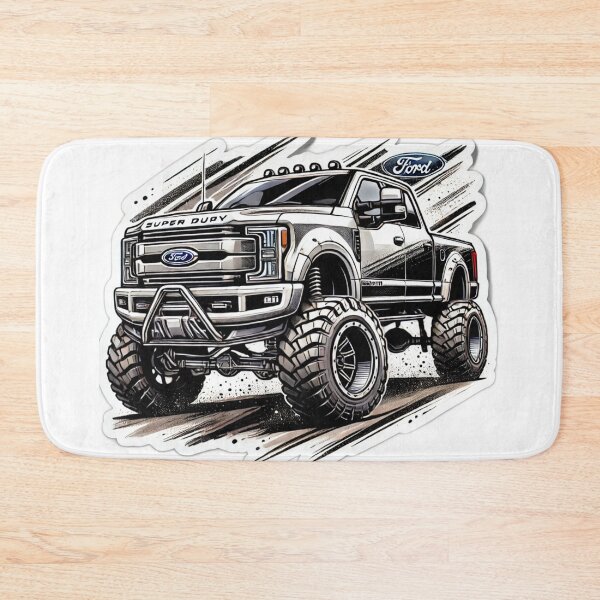 Item preview, Lifted Ford Super Duty Truck Sticker designed and sold by IronCladArms.