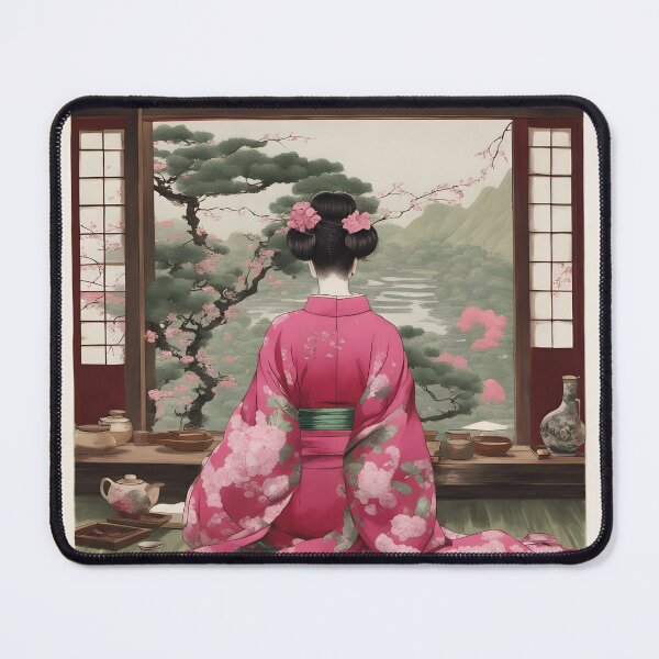 Item preview,  Beautiful Japanese geisha waiting  designed and sold by Coolparrotgirl.
