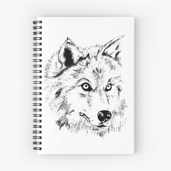 Item preview, Image of black- white wolf designed and sold by Sowianowa.