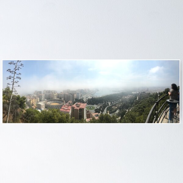 Item preview, Malaga overview with bullring designed and sold by Raineylanes.