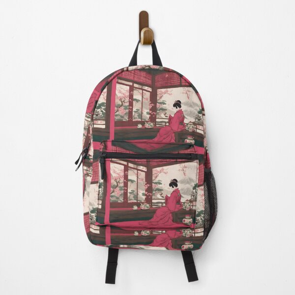 Item preview, Beautiful Japanese geisha waiting designed and sold by Coolparrotgirl.