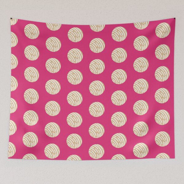 Item preview, White concha (Mexican Pan Dulce) designed and sold by Keeping Art Heavenly.