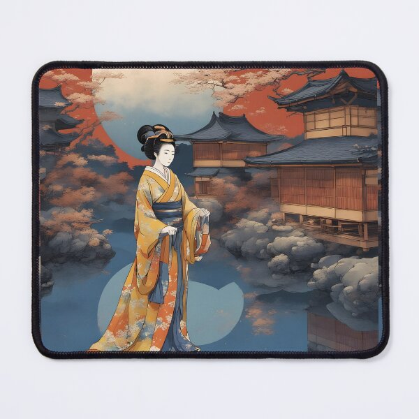 Item preview,  Beautiful Japanese geisha waiting  designed and sold by Coolparrotgirl.