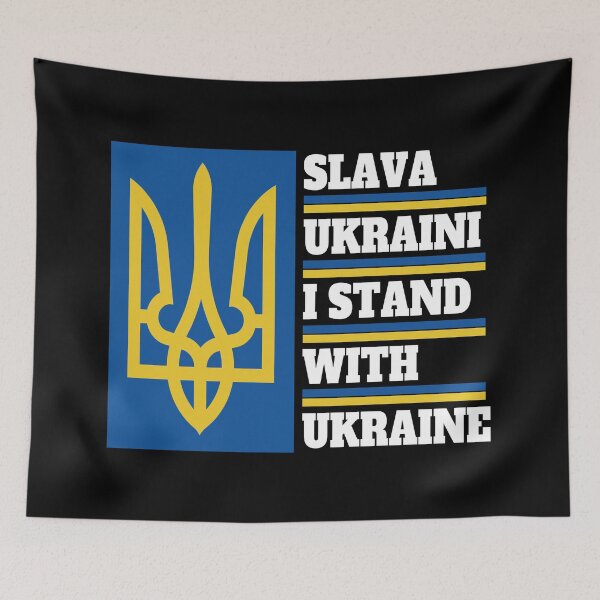 Aperçu de l'œuvre Slava Ukraini. Je soutiens l'Ukraine. créée et vendue par EunsooLee.