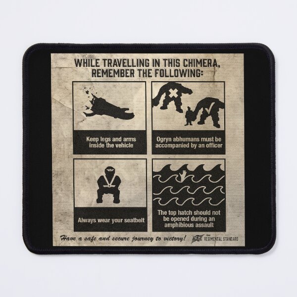 Item preview, While Travelling in this Chimera poster designed and sold by GrimdarkStore.