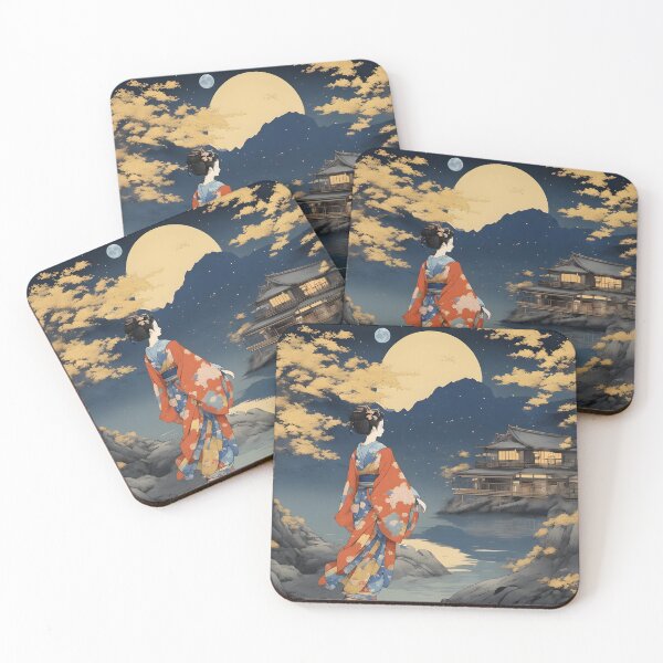Item preview, Beautiful Japanese geisha waiting  designed and sold by Coolparrotgirl.