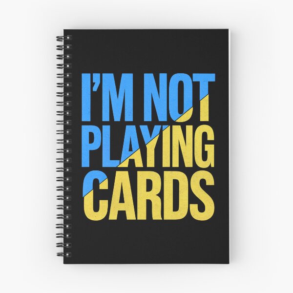 Item preview, Zelensky Words 2025 - I'm Not Playing Cards designed and sold by InklingIris.