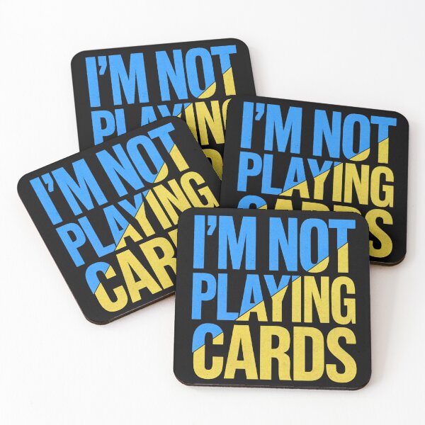 Item preview, Zelensky Words 2025 - I'm Not Playing Cards designed and sold by InklingIris.