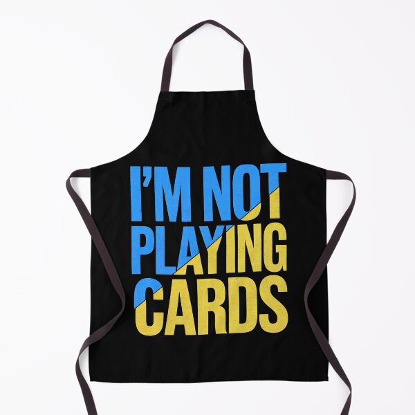 Item preview, Zelensky Words 2025 - I'm Not Playing Cards designed and sold by InklingIris.