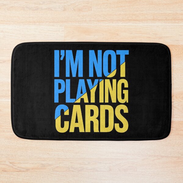 Item preview, Zelensky Words 2025 - I'm Not Playing Cards designed and sold by InklingIris.