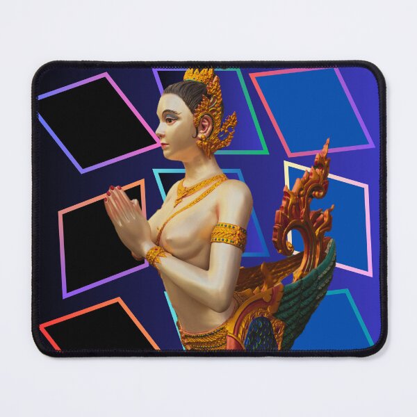 Item preview, Retro Kinnaree Thai Nymph designed and sold by Linklandiya.