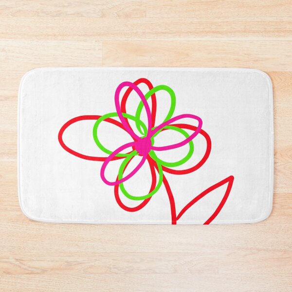 Item preview, Cute Minimalistic Neon Doodle Flower designed and sold by Althaea_Design_Vault.