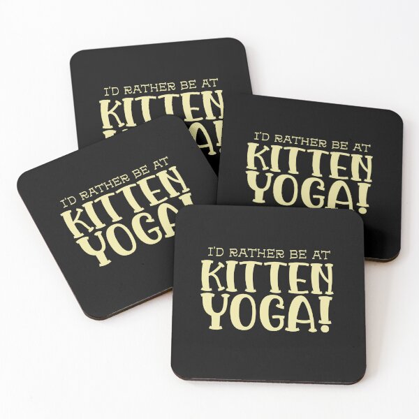 Item preview, I'd rather be a kitten Yoga! designed and sold by jazzydevil.