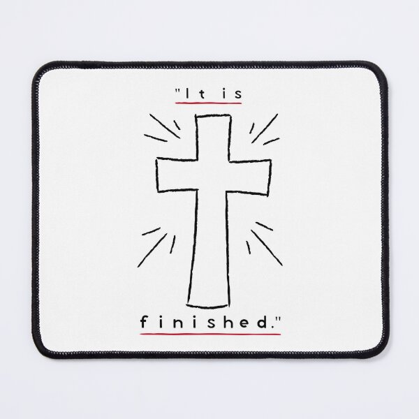 Item preview, It is Finished Cross Faith designed and sold by Upspire (Uplifting + Inspiring) Designs.