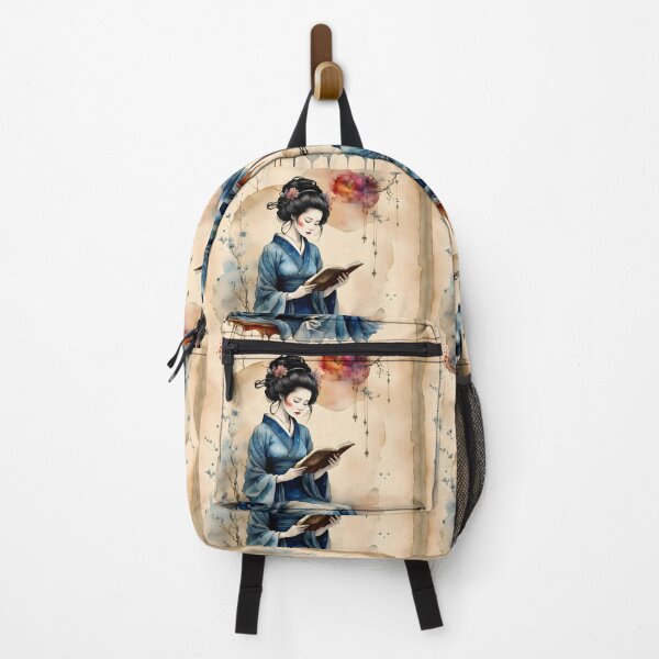 Item preview, Beautiful Japanese geisha reading designed and sold by Coolparrotgirl.