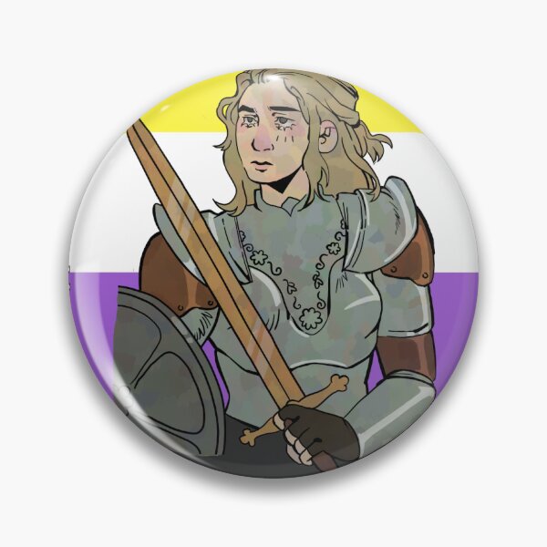 Item preview, Blaz, the (Nearly) Fearless Non-Binary Fighter designed and sold by HeliosMarzocca.
